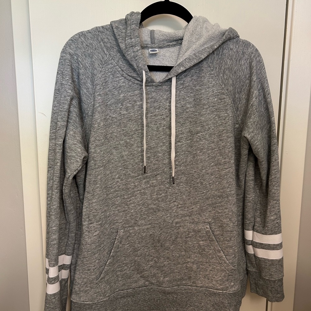 Grey cotton/poly hoodie